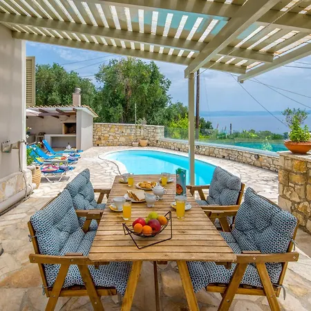 فيلة Loggos Seaview With Private Pool By Konnect *