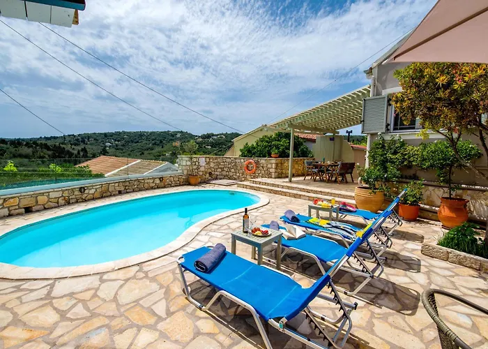 Loggos Seaview With Private Pool By Konnect